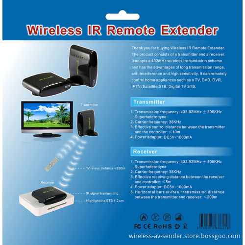 433.92MHZ IR/INFRARED TRANSMITTER RECEIVER